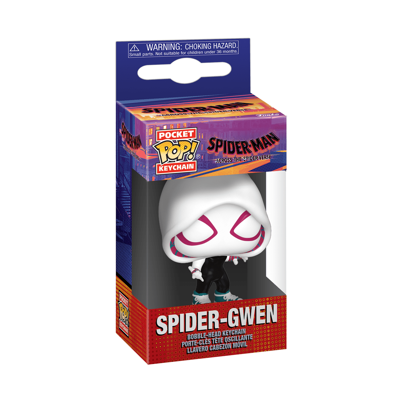 Funko Pocket Pop Keychain Spider Gwen SpiderMan Across The Spider Verse
