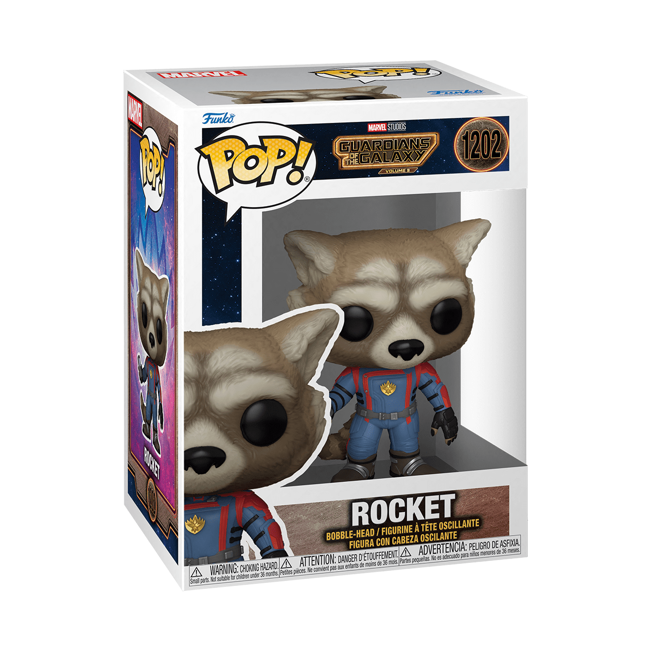 Funko Pop Marvel Rocket 1202 Guardianes De La Galaxia 3
