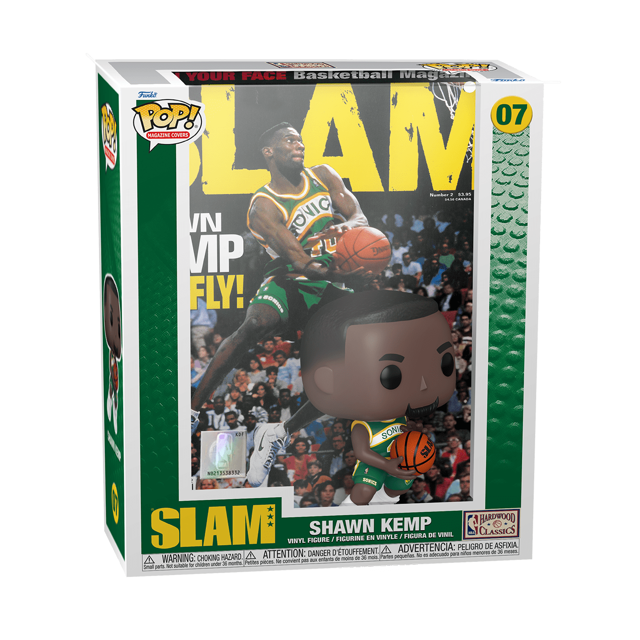 Funko Pop NBA Magazine Cover Shawn Kemp 07 Slam