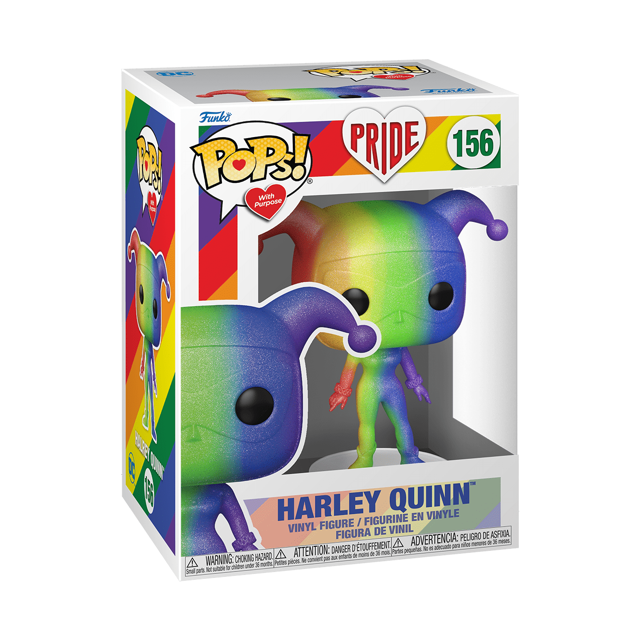 Funko Pop Harley Quinn DC Orgullo Arcoíris