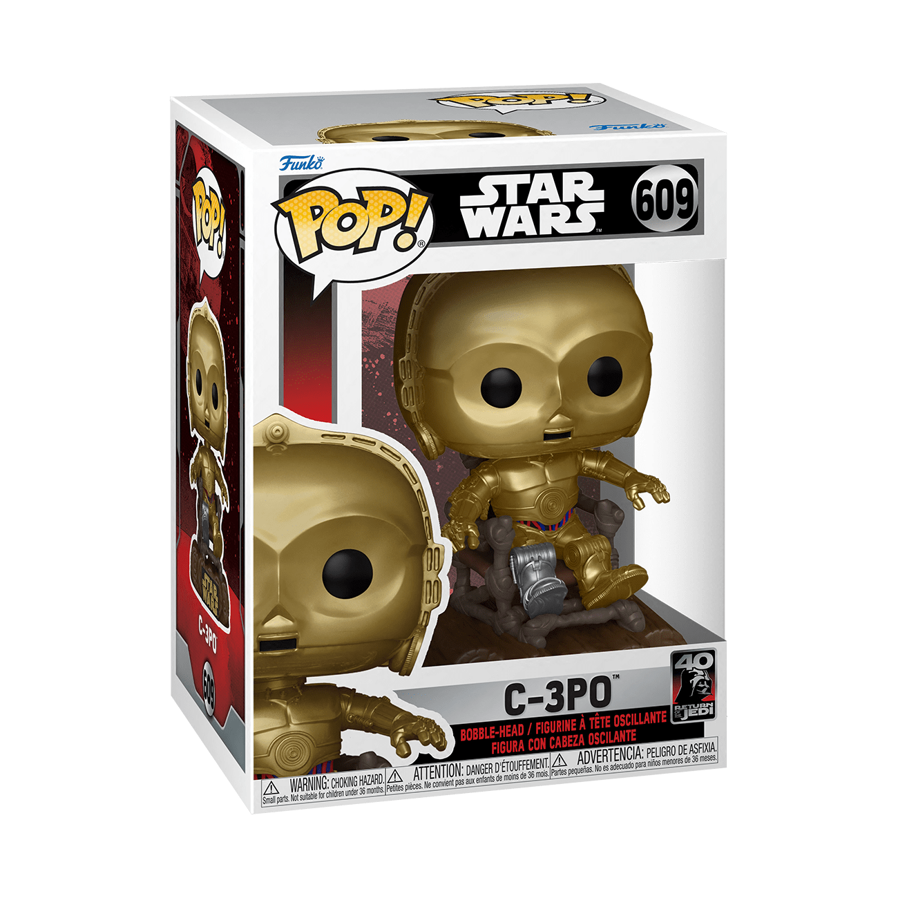 Funko Pop Star Wars C 3PO 609 40 Aniversario