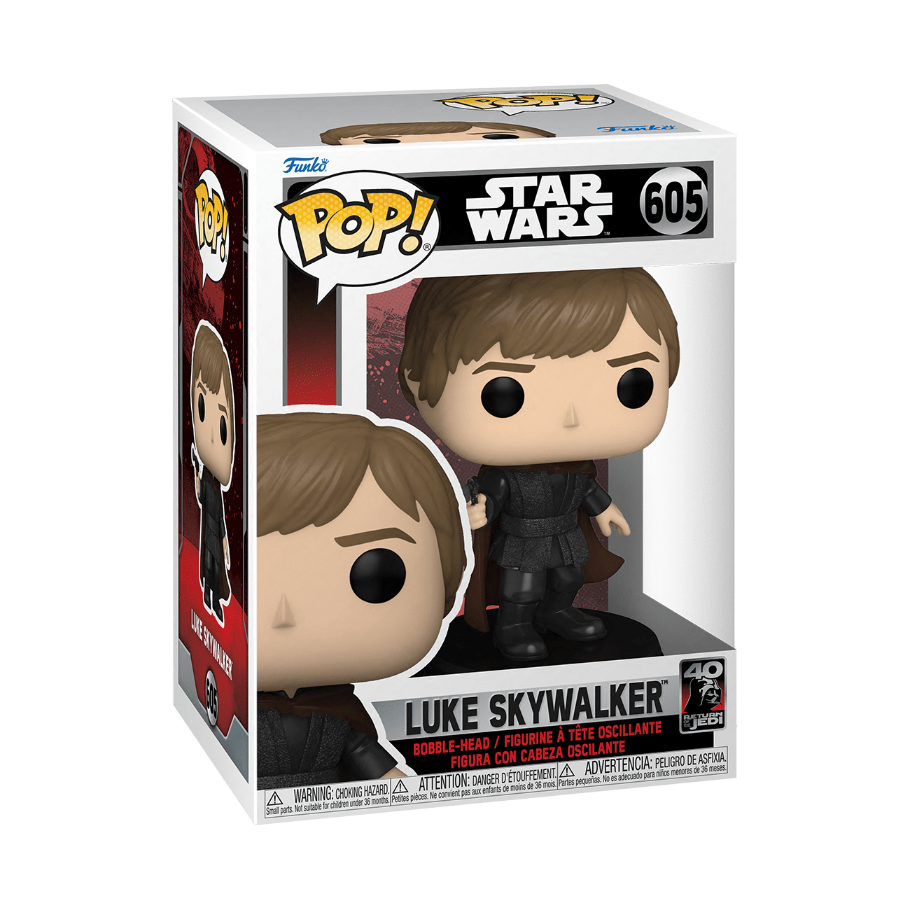 Funko Pop Star Wars Luke Skywalker 605 40 Aniversario