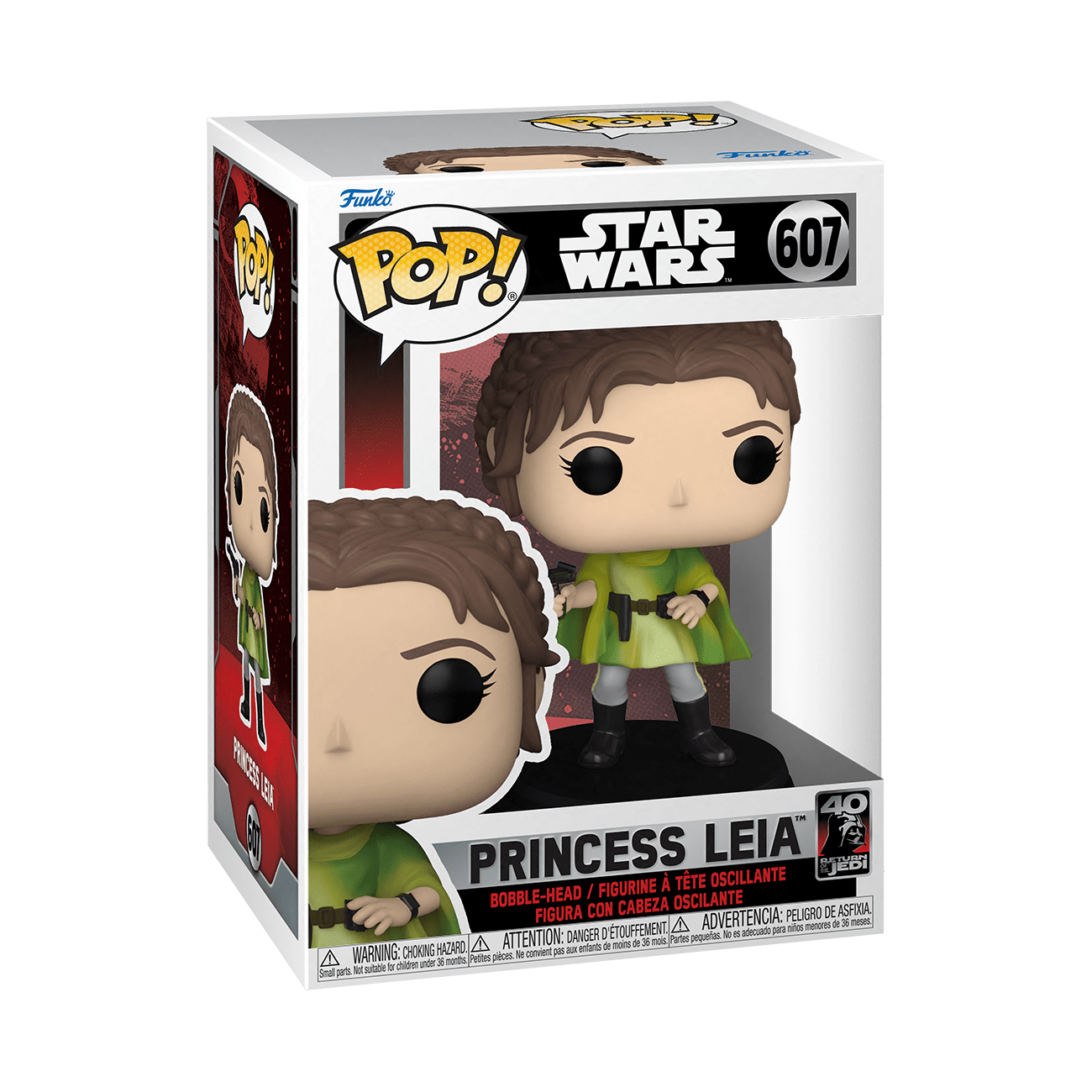 Funko Pop Star Wars Princesa Leia 607 40 Aniversario