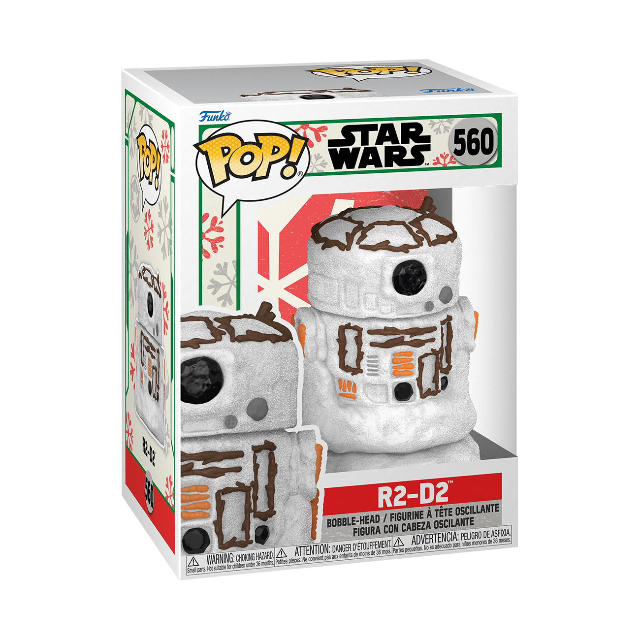 Funko Pop Star Wars Navidad R2 D2 Muñeco De Nieve 560