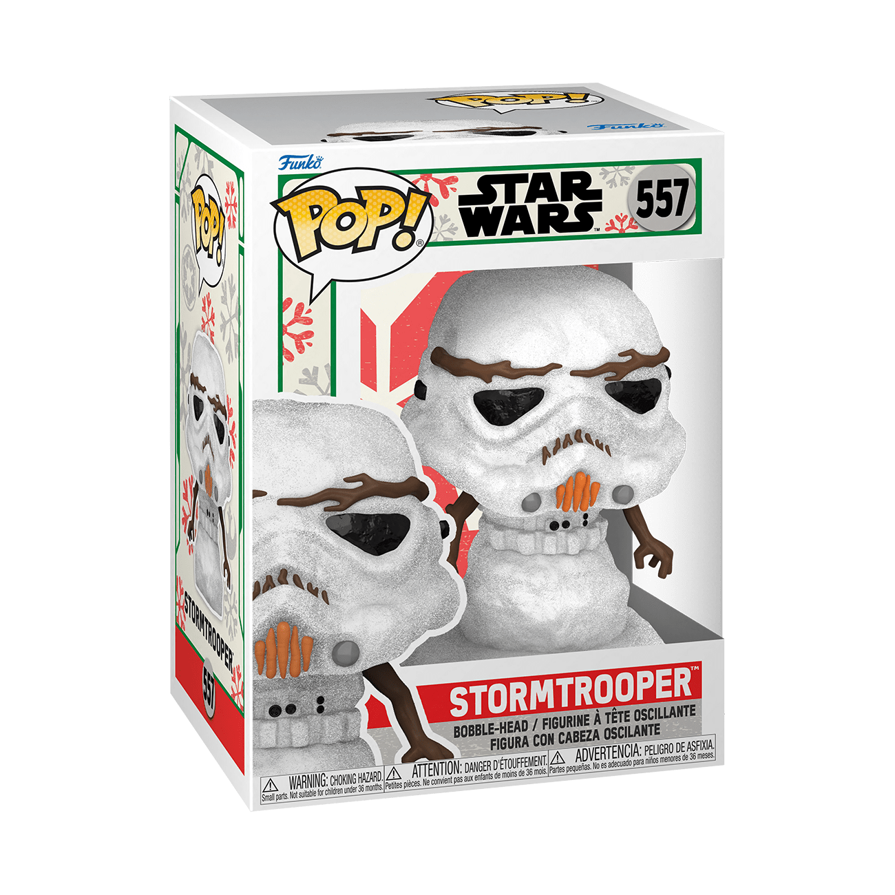 Funko Pop Star Wars Navidad Stormtrooper Muñeco De Nieve 557