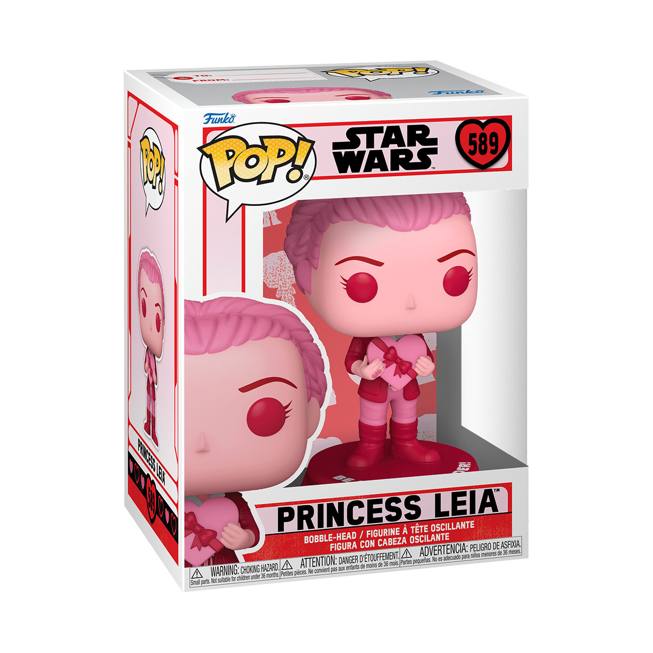 Funko Pop Star Wars Princesa Leia 589 San Valentin