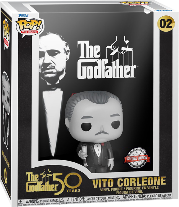 Funko Pop VHS Covers Vito Corleone 02 El Padrino 50 Aniversario Exclusivo