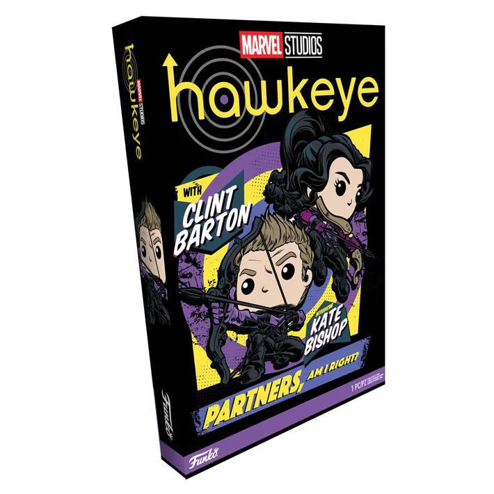 Funko Tee Marvel Hawkeye Clint Barton Y Kate Bishop