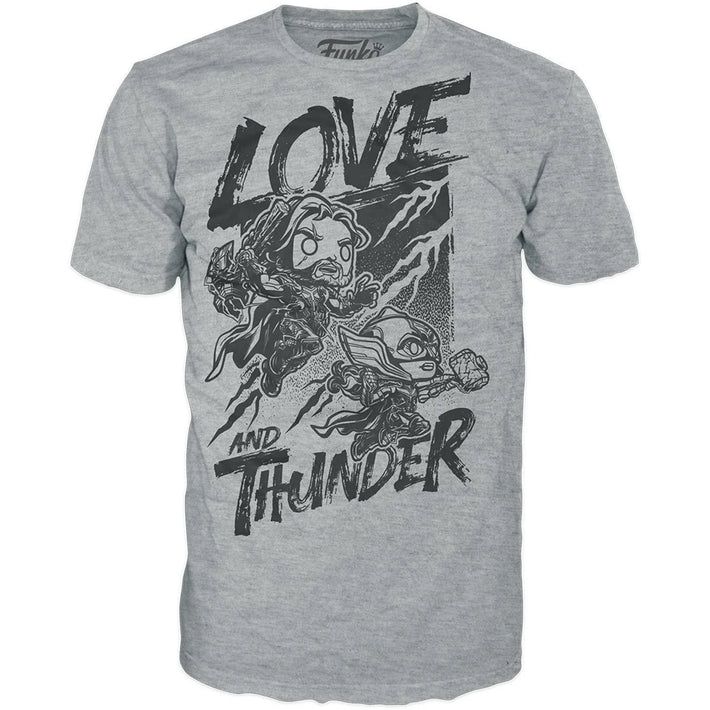 Funko Tee Marvel Thor Love And Thunder Thor y Mighty Thor