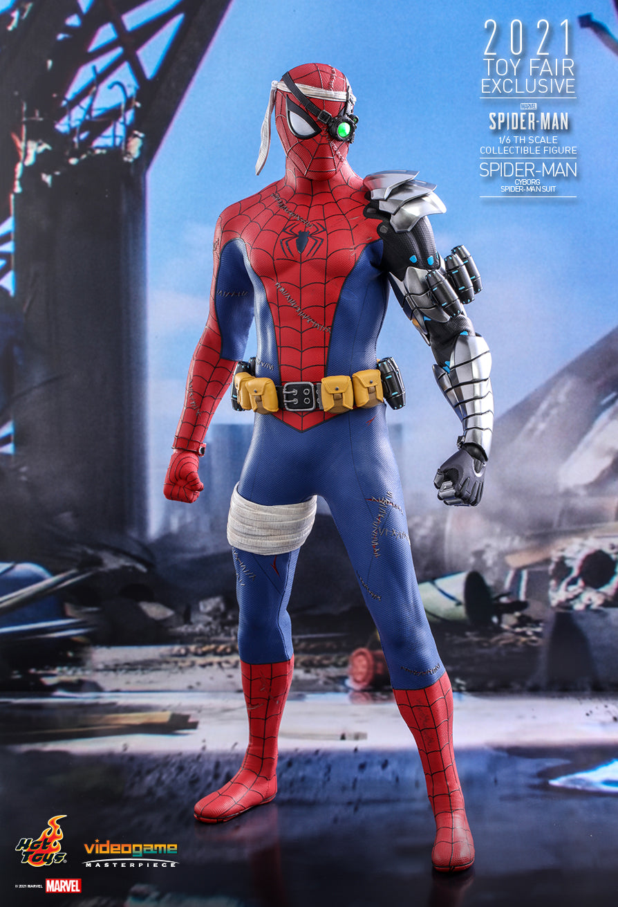 Hot Toys Spider Man Cyborg Spider Man Suit Marvel Exclusivo