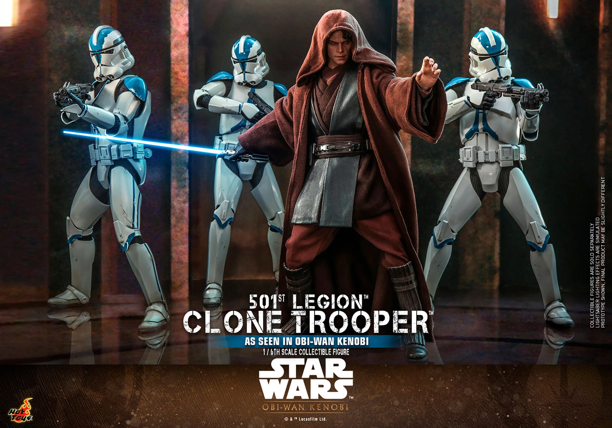 Star Wars rots. 501st clone Trooper 50 cm