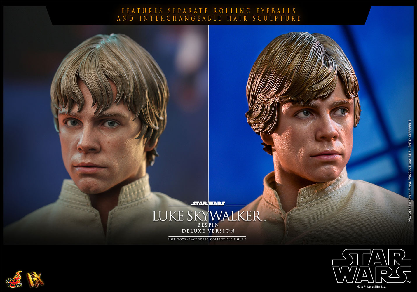 Hot Toys Star Wars Luke Skywalker Bespin Deluxe Version