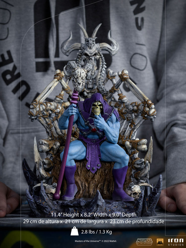 Iron Studios Amos Del Universo Skeletor En Trono Deluxe