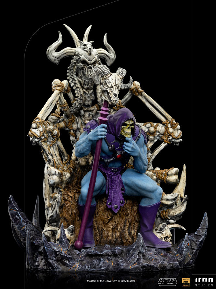 Iron Studios Amos Del Universo Skeletor En Trono Deluxe