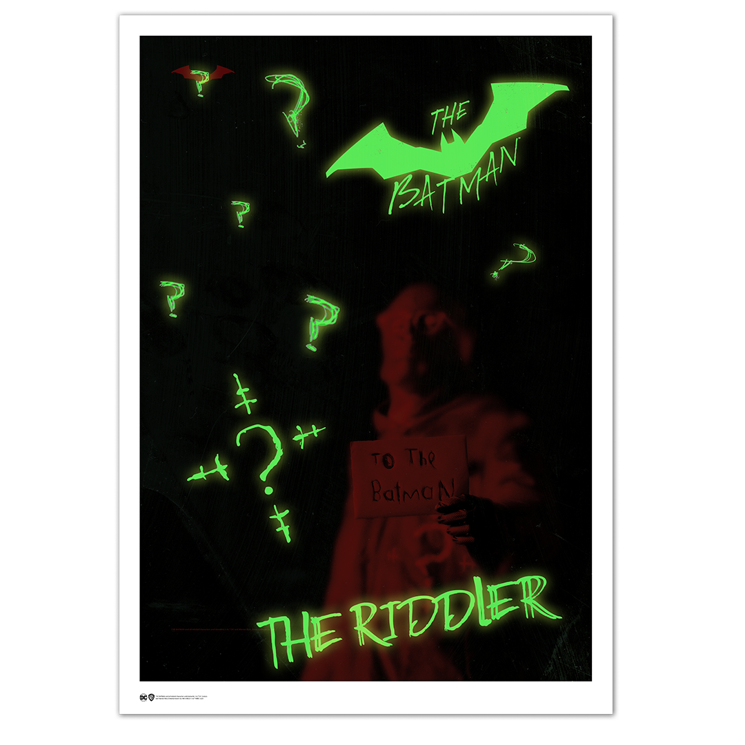 Batman : The Riddler Glow - Poster Exclusivo