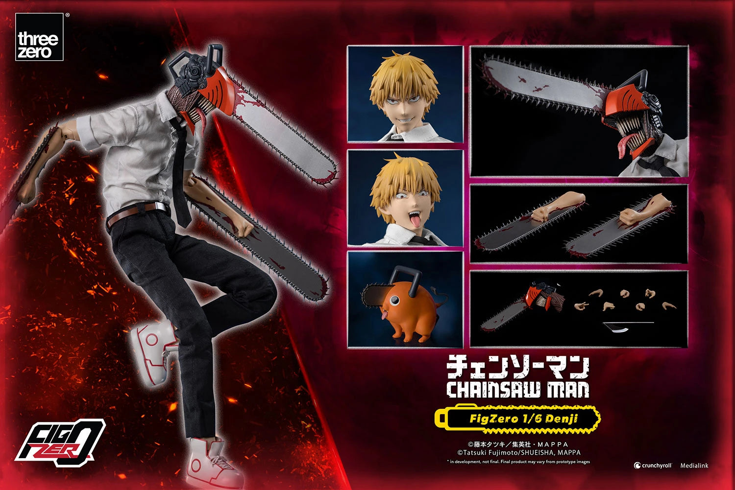 Threezero Chainsaw Man Denji FigZero
